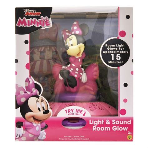 Minnie Mouse Light And Sound Room Glow Peachtree Playthings