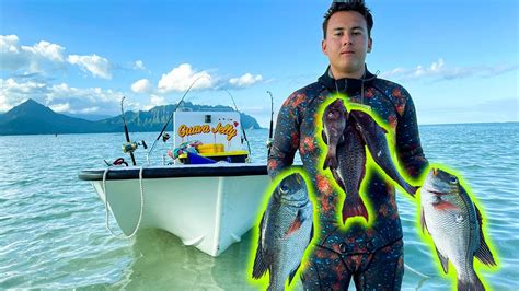 Spearfishing For Christmas Dinner In Hawaii Youtube