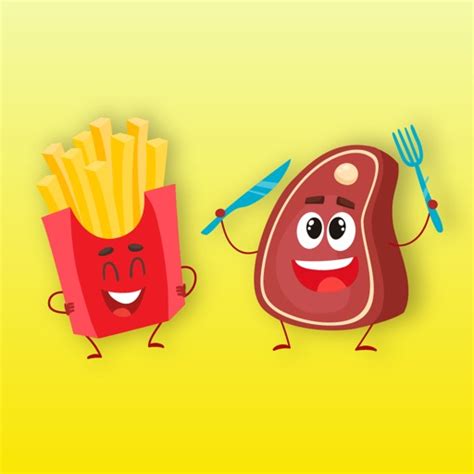 Foodie - Funny Food Emoji Text Chat Sticker Pack by salma akter