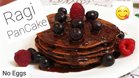 Ragi Banana Pancake Egg Less Quick Healthy And Tasty Recipe Yummy