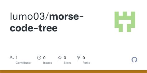 GitHub - lumo03/morse-code-tree