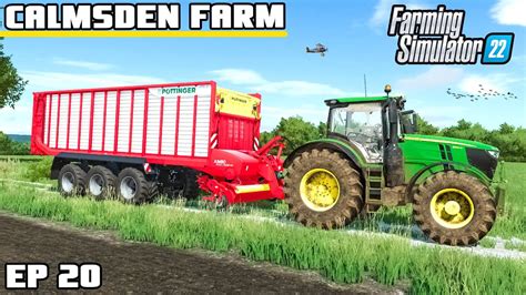 THE RACE IS ON Calmsden Farm Farming Simulator 22 Episode 20