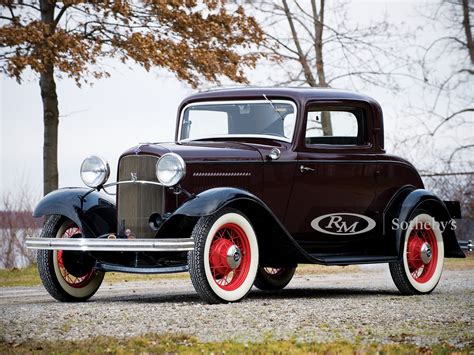 1932 Ford Model 18 DeLuxe Three Window Coupe Automobiles Of Amelia