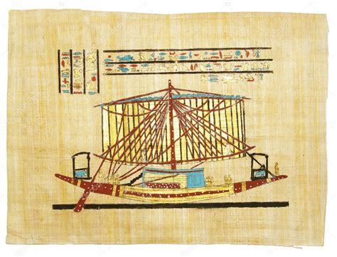 Ancient Egyptian Papyrus Boats