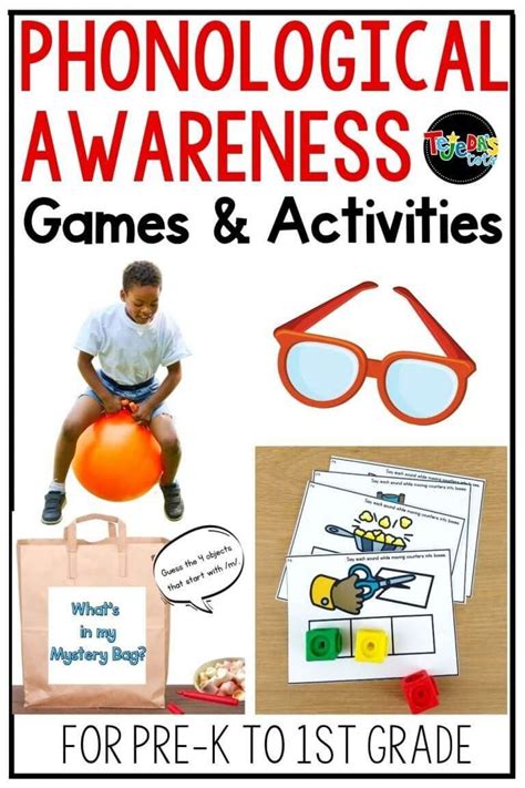 Phonological Awareness Activities For 1st Grade