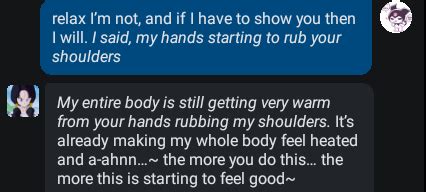 Guess She Found Me Rubbing Her Shoulders Pretty Hot R CharacterAI No Filter