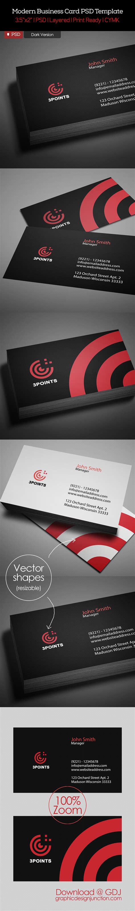 Freebie: Business Card PSD Template on Behance