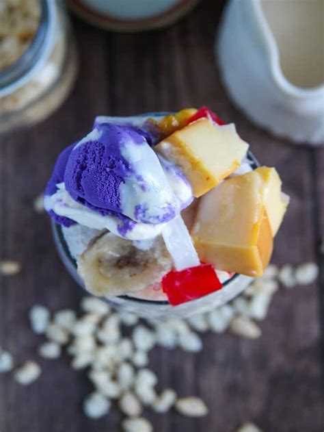 Halo Halo Filipino Shaved Ice Dessert Kawaling Pinoy