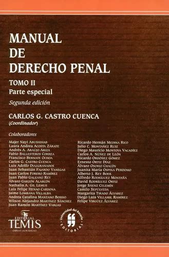 Libro Manual De Derecho Penal Ii 2ªed Parte Especial Mercadolibre