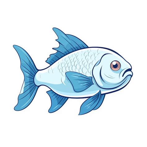 Vector De Dibujos Animados De Peces Vector Premium