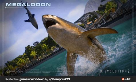 Megalodon size : r/jurassicworldevo