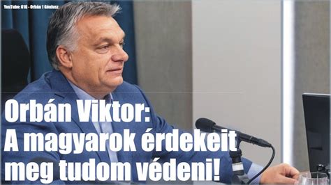 Orb N Viktor V Ltoz S Kell Br Sszelben Ezekkel A Vezet Kkel Nem