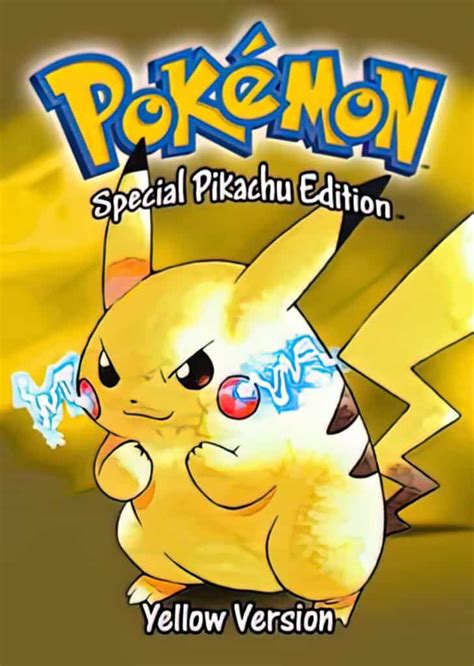 Pokémon Special Pikachu Edition Yellow Version 1998