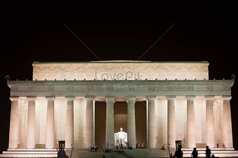 Lincoln Memorial At Night Picture And HD Photos | Free Download On Lovepik