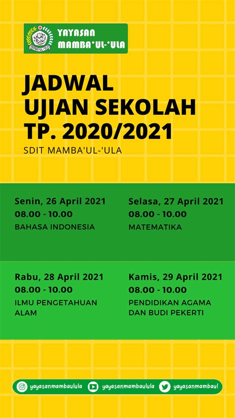 Ujian Sekolah Tp 2020 2021