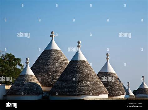 Italy, Puglia, near Locorotondo, typical house or trulli Stock Photo ...