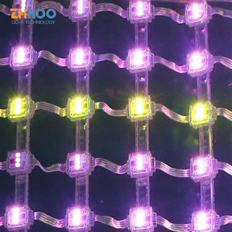 Waterproof Programmable Mesh Pixel Led Screens Light Led Pixel Curtain