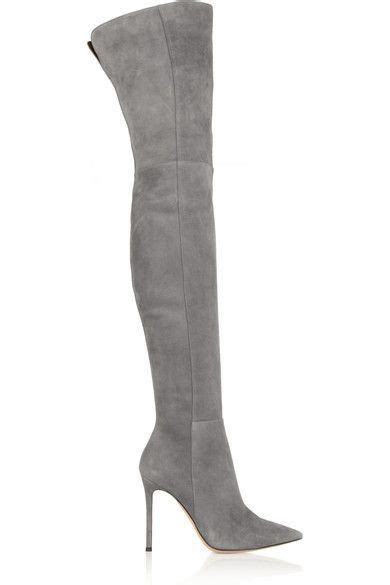 Gianvito Rossi Suede Over The Knee Boots NET A PORTER