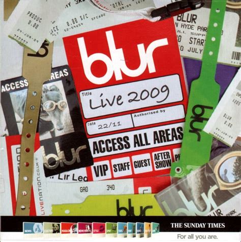 Blur Live 2009 2009 Cd Discogs