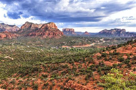 On The Way To Sedona Arizona Usa Stock Image Image Of Cloudscape