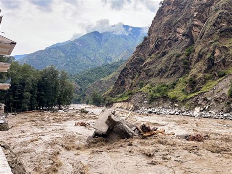 Photos Aftermath Of Himachal Cloudbursts Flashfloods That Claimed 31