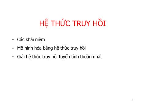 Chapter Ch Ng H Th C Truy H I C U Tr C R I R C H Th C Truy