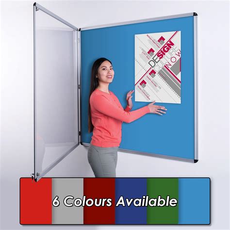 Wonderwall Classic Tamperproof Lockable Notice Board X Cm With