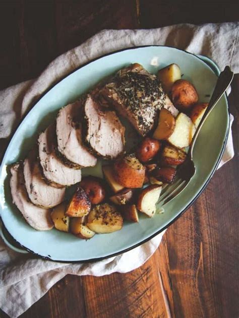 5 Ingredient Crock Pot Pork Roast And Potatoes Sweetphi