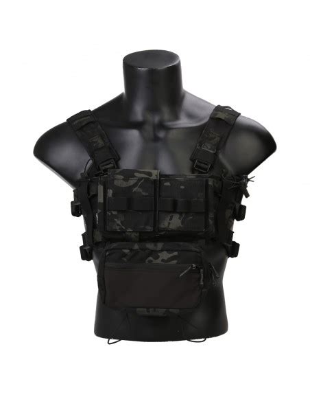 EMERSONGEAR TACTICAL CHEST RIG MULTICAM BLACK EM2961MCBK Jolly Softair