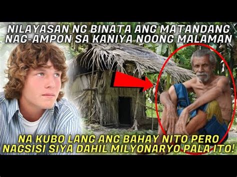 NILAYASAN NG BINATA ANG MATANDANG NAG AMPON SA KANIYA HULI NA NOONG