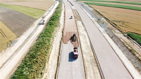 Droga Ekspresowa S Krak Wwarszawa Foto Z Przelotu Nad Budow