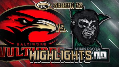 SFL HIGHLIGHTS Season 23 Week 3 Baltimore Minnesota YouTube