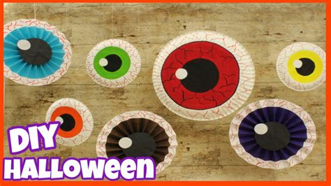 Decoraci N Para Halloween Ojos Escalofriantes Diy Youtube