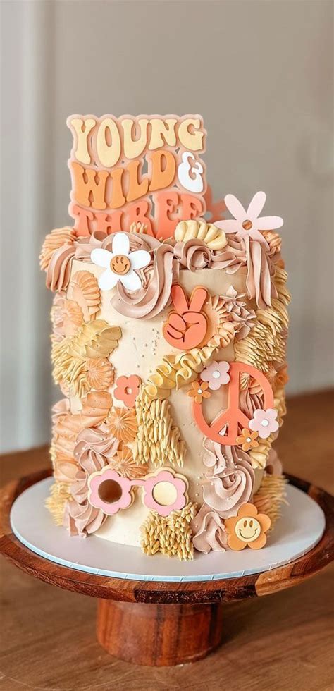 Birthday Cake Inspirations For Every Age Pastel Groovy Birthday