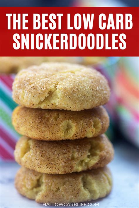 Low Carb Snickerdoodles Recipe Low Carb Recipes Dessert Low Carb