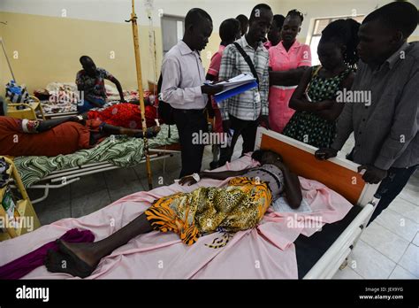 Juba Jubek South Sudan 28th June 2017 Esterina Wosuk 18 Lays On Bed After Giving Birth