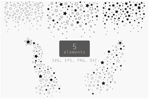 Embellishments Paper, Party & Kids Stars svg Star svg Stars background ...