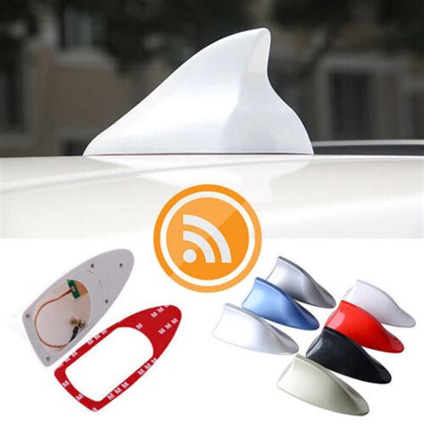 Shark Fin Roof Antenna Aerial Fm Am Radio Signal Auto Car Trim