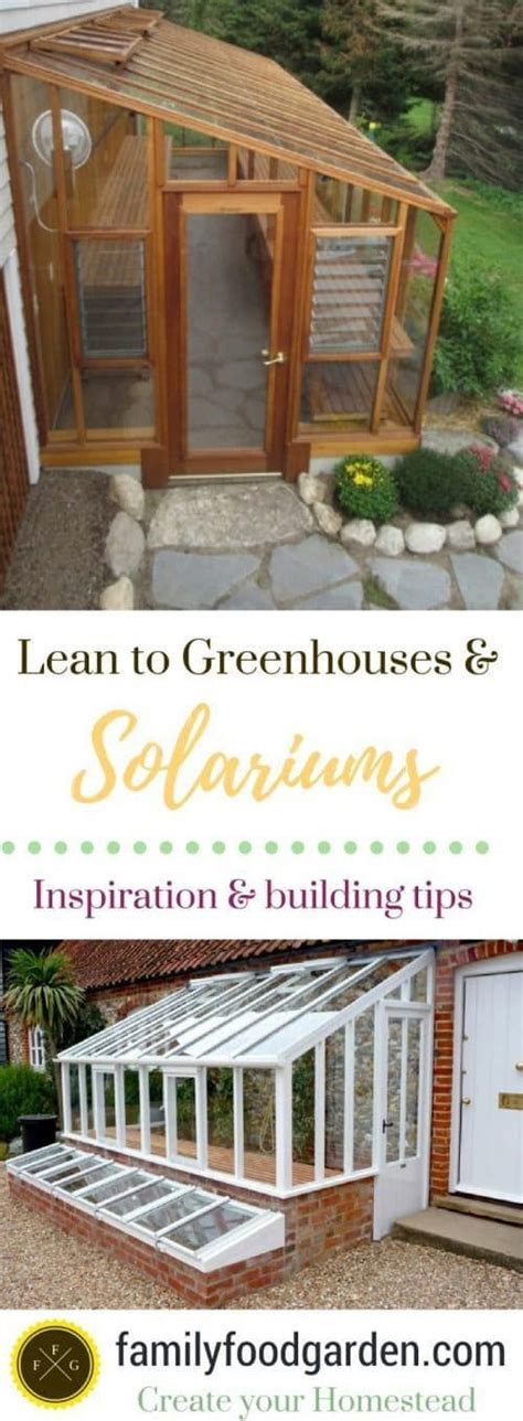 DIY Lean to Greenhouse: Kits on How to Build a Solarium Yourself ...