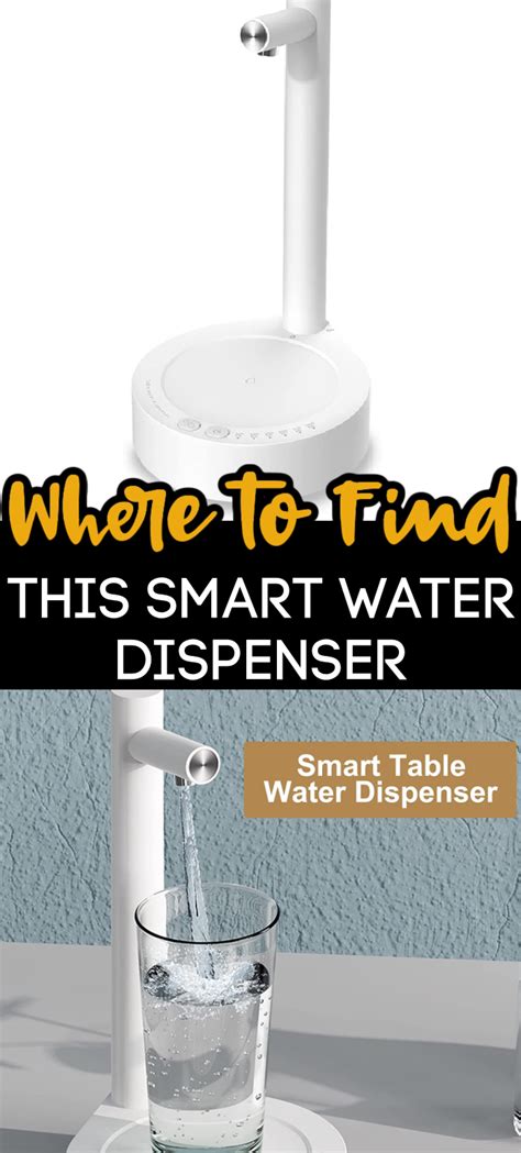 This Smart Water Dispenser Pours You a Cup of Water So You Never Have ...