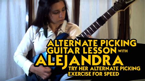 Alternate Picking Exercise Super Fast Alternate Picking Lick Lesson Guitar Control