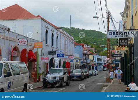 Historic Building at St. Thomas Island, US Virgin Islands, USA ...