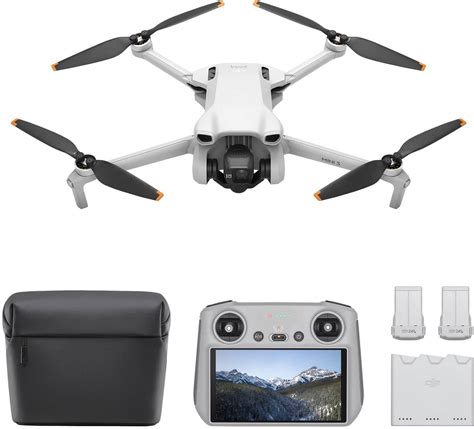 DJI Mini 3 Fly More Combo Drone and Remote Control with Built-in Screen ...