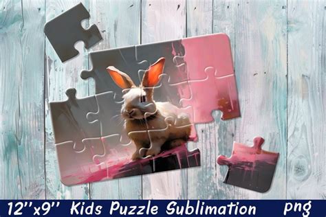 Cute Rabbits Puzzle Spring Bunny Illustration 3439332