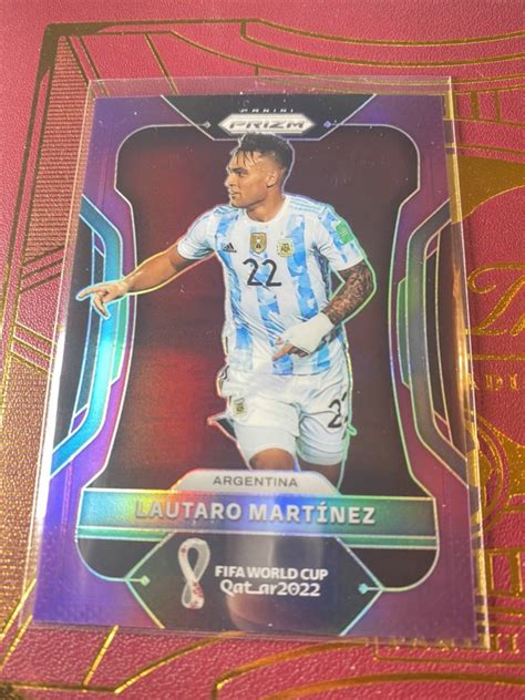 Lautaro Martinez Panini Prizm Fifa World Cup Qatar Soccer