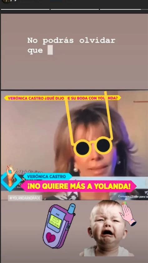 Los Detalles Del Supuesto Romance De Yolanda Andrade Y Verónica Castro Celos Peleas Y Unas