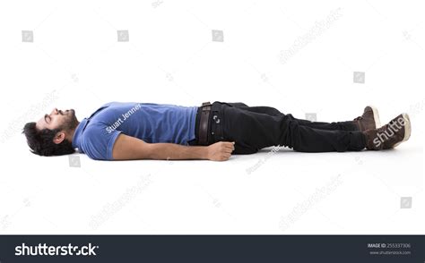 Indian Man Lying On Floor Fulllength Stock Photo Shutterstock