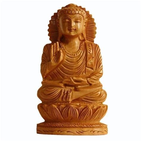 Kadam Wood Wooden Kamal Buddha Statue Temple At Rs In Jaipur Id