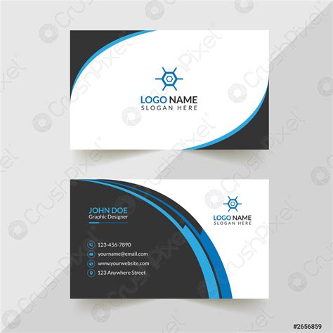 Professional Name Card Template – Mightyprintingdeals.com