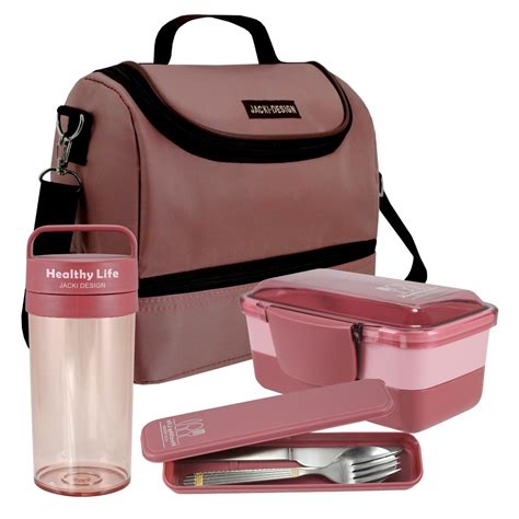 Kit Completo Bolsa T Rmica Essencial Porta Talheres Marmita Ml E